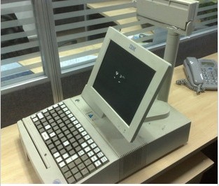 【IBM POS 8成新】超市收款機(jī)收銀機(jī)sureone4614 A04/05液晶針打 深圳梅林