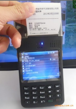 一體打印機(jī) 條碼掃描、非接觸式IC卡讀寫(xiě)，GPRS移動(dòng)單據(jù)打印手持POS終端PDA