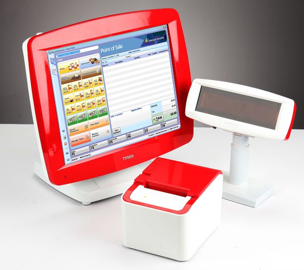 臺灣原裝進口TYSSO觸摸屏POS機POS-3000