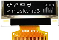 供應2.7寸白色OLED顯示屏